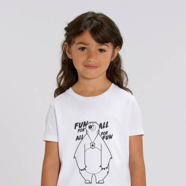 T-shirt  Kid fun for all white girl
