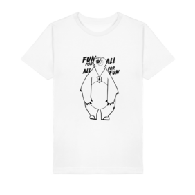 T-shirt-Fun-for-all-blanc