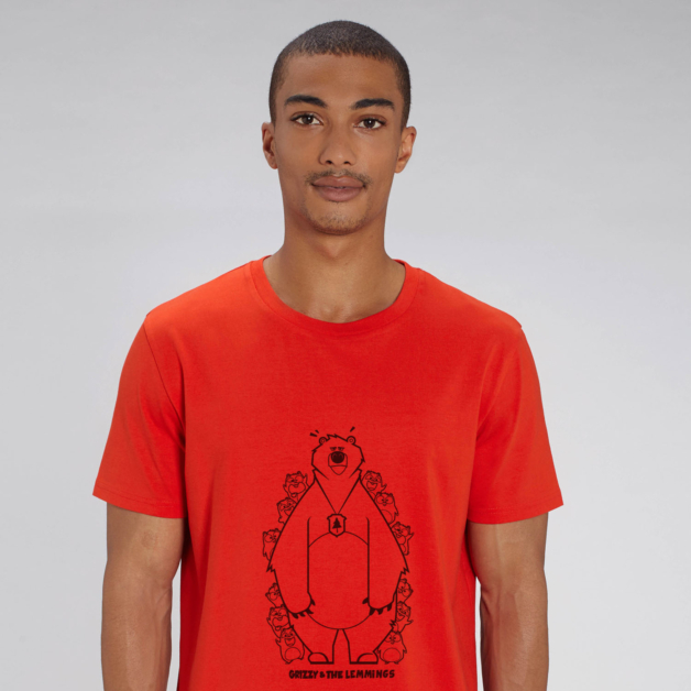 T-shirt grizzy adult hide and seek man red