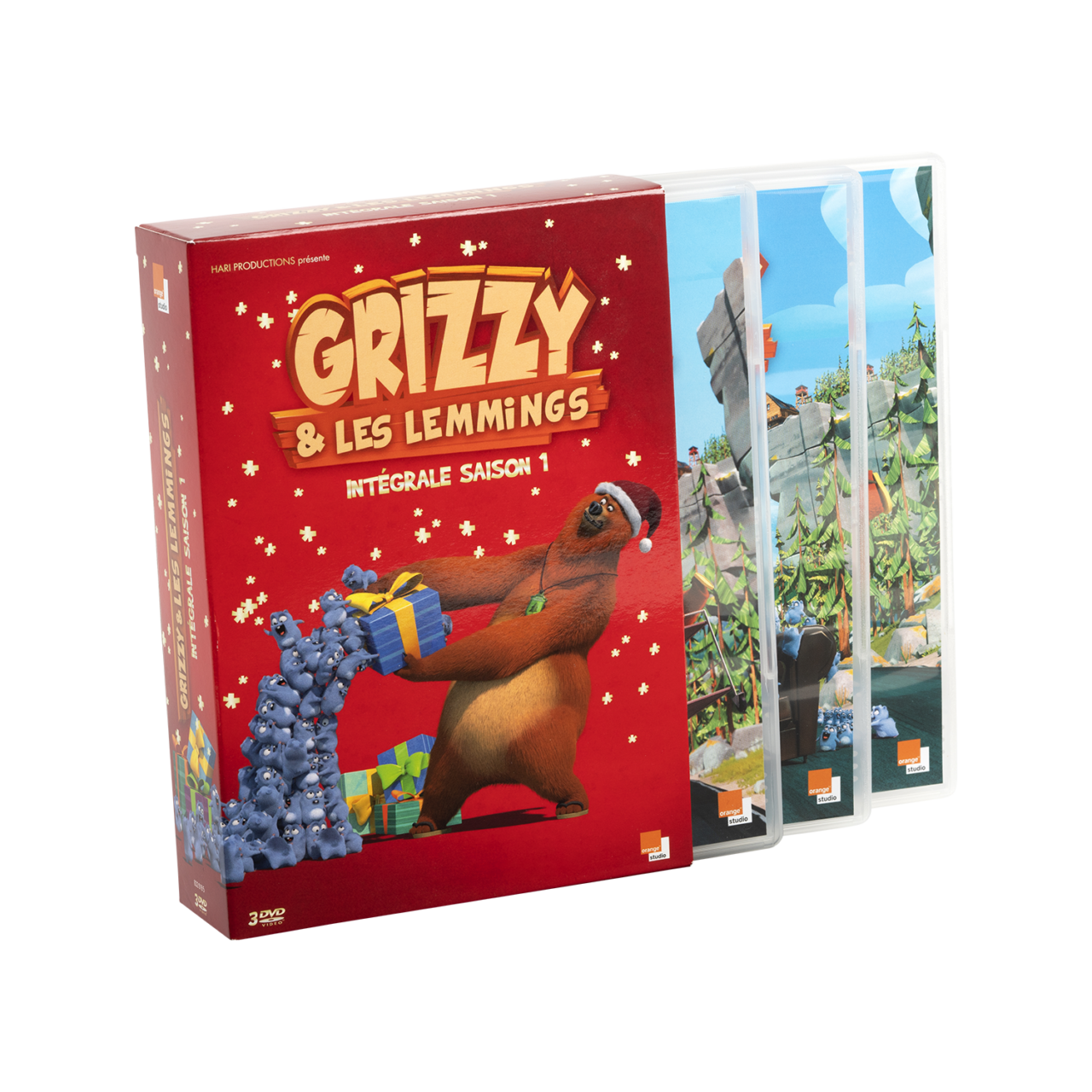 DVD Coffret de Noel Grizzy et les Lemmings Saison 1 Zone 2 Hari