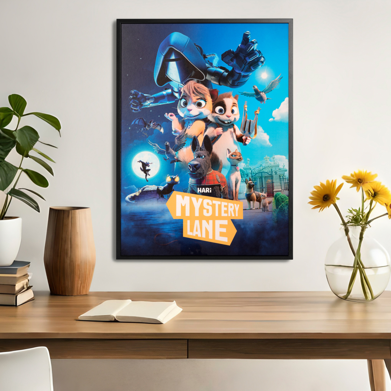 Mystery Lane poster (A2 format) - Studio Hari